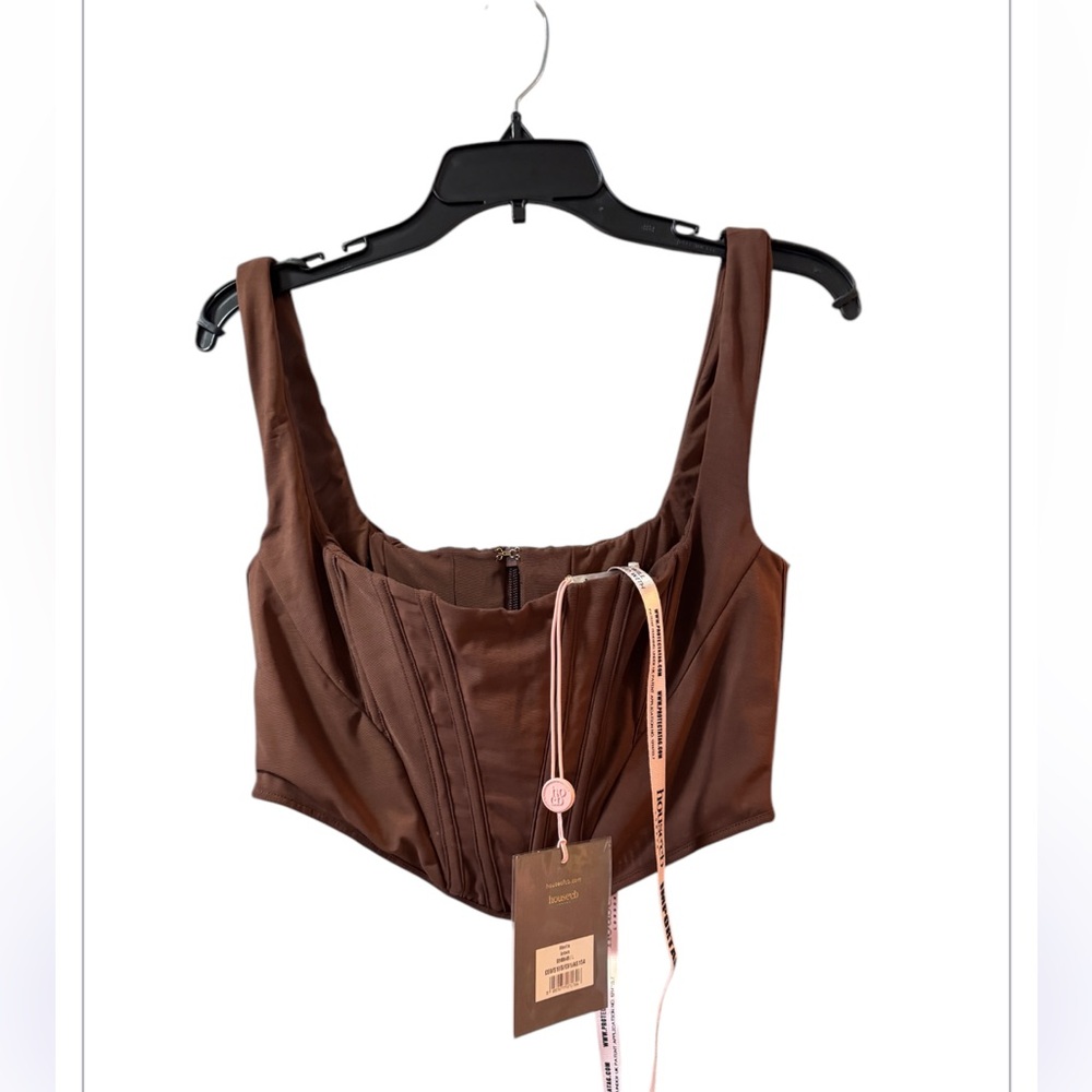 HOUSE OF CB Ninetta Mesh Corset Top - NEW - Picture 5 of 7